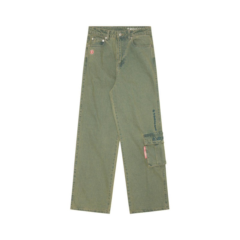 Aape Aape wide-leg cargo jeans