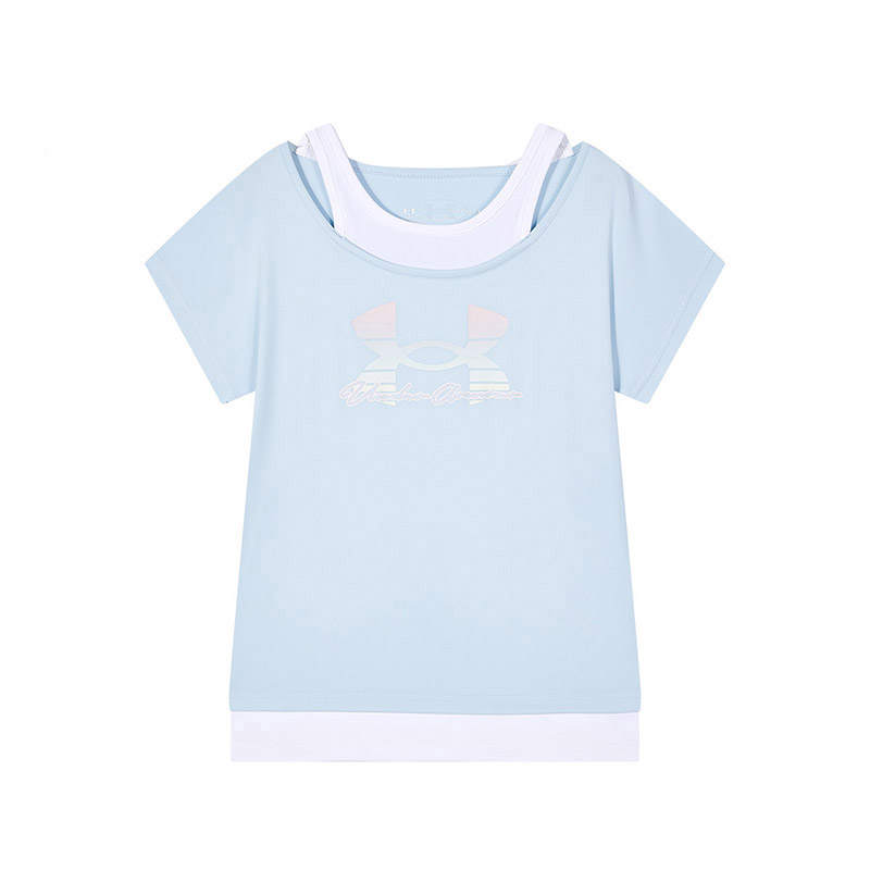 Under Armour Grade School T Shirts Crew Neck Moderate