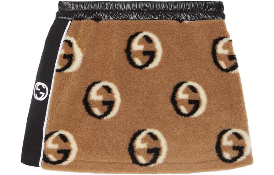 GUCCI SS24 Casual Short Skirts Women's Brown