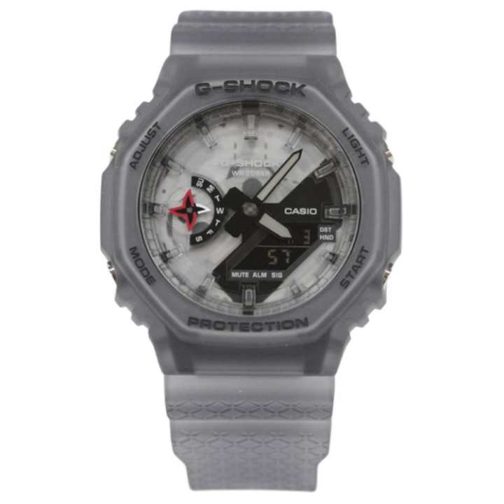 CASIO CASIO Unisex Liquid Crystal/Analog Dual Display Series White Watch