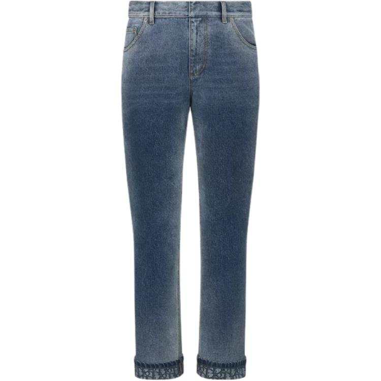 DIOR DIOR Regular Fit Jeans Women's Blue