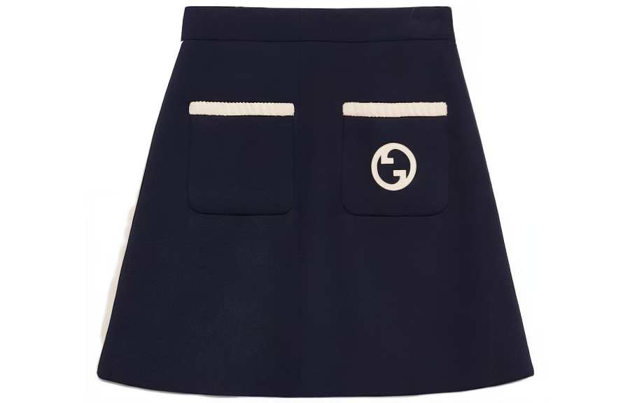 GUCCI Retro Tweed Skirt