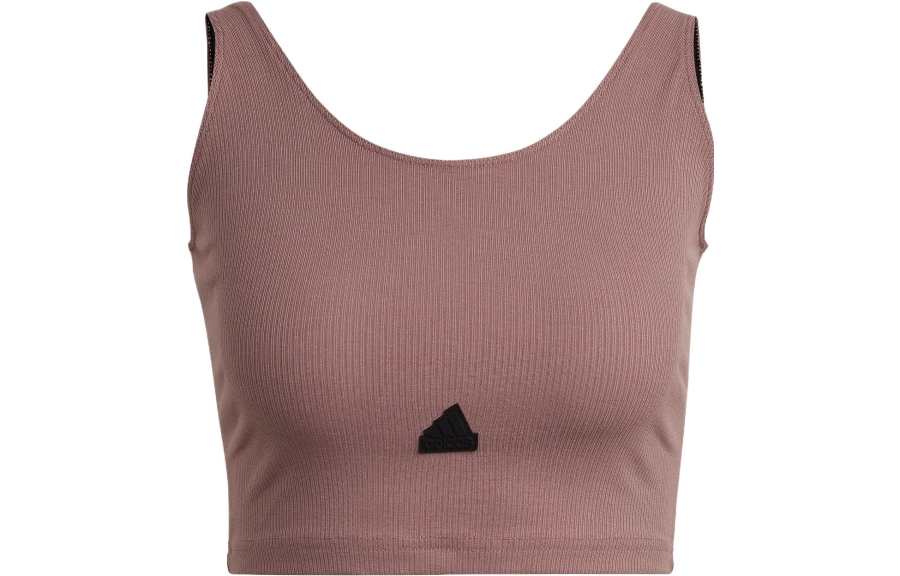 Adidas Adidas Sleeveless Sports Shirts Women's Wonder Oxidized Red Racerback