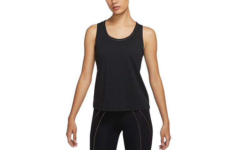 Nike Nike Dri Fit Sleeveless Sports Shirts Women's Black Other