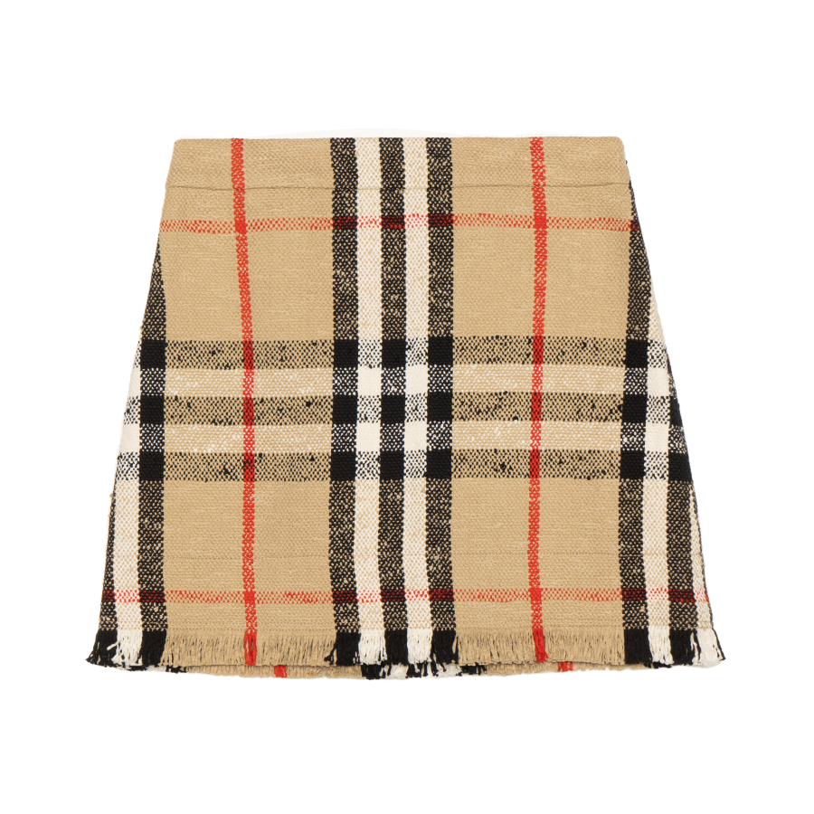Burberry Casual Short Skirts Women's Beige