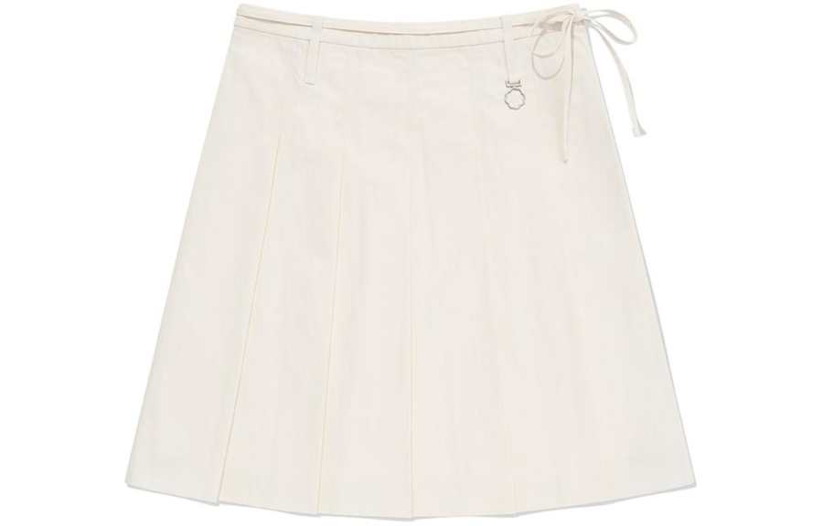 COVERNAT SS24 Casual Short Skirts Women's Ivory