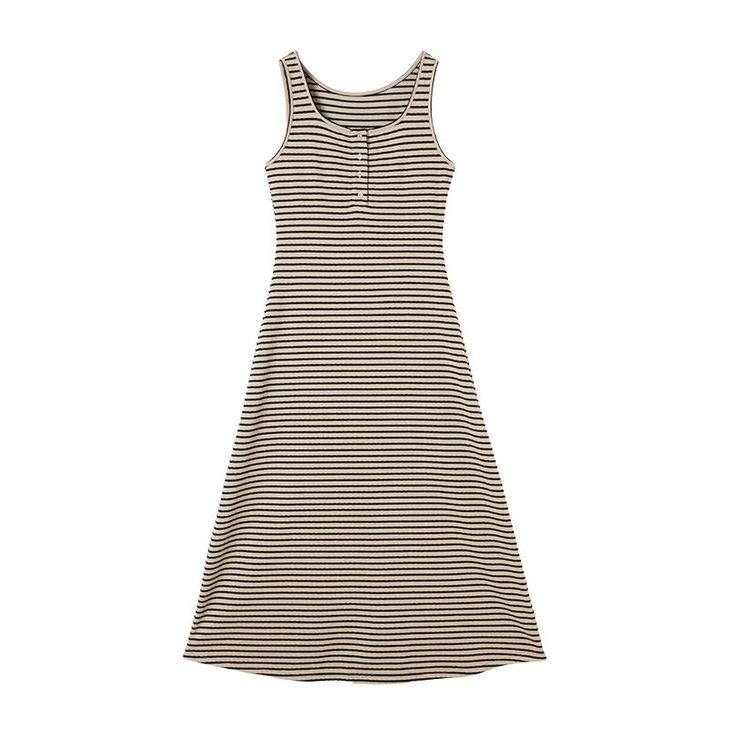 XIANGYING Sleeveless Dress Women's Green