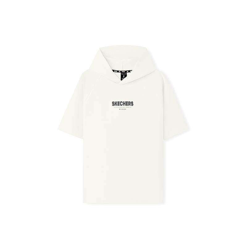 Skechers T Shirt Unisex Marshmallow White
