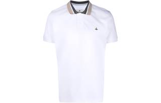 Vivienne Westwood Orb Embroidered Short Sleeved Polo Shirt