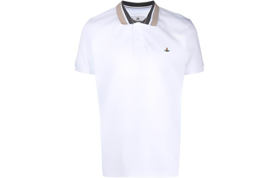 Vivienne Westwood Vivienne Westwood Orb Embroidered Short Sleeved Polo Shirt
