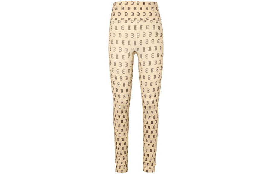 MLB Old Flower Sports Pants Women's Apricot Moderate