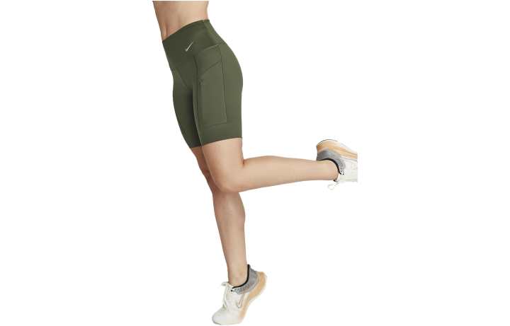 Nike Nike Sports Shorts Women's Olive Green Moderate Tight Pants