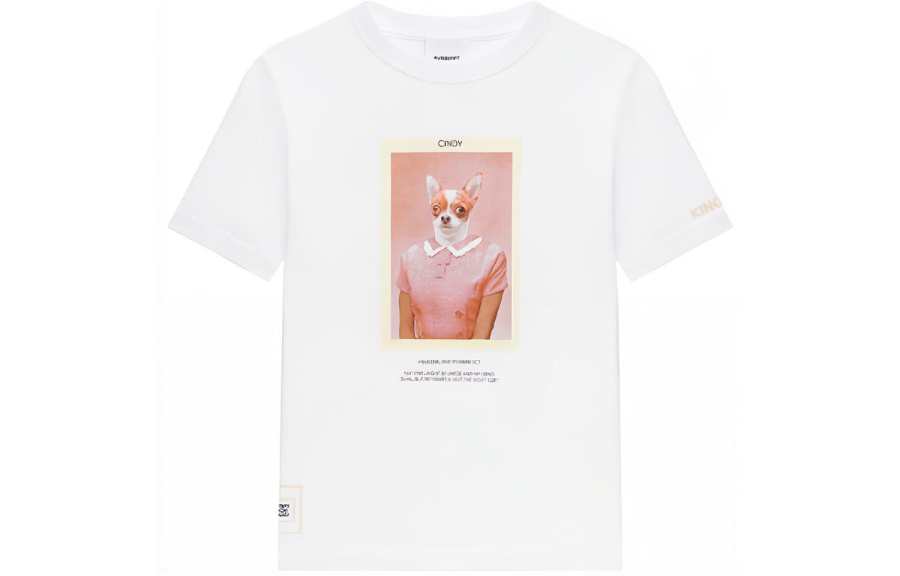 Burberry Kids T Shirts Crew Neck Moderate