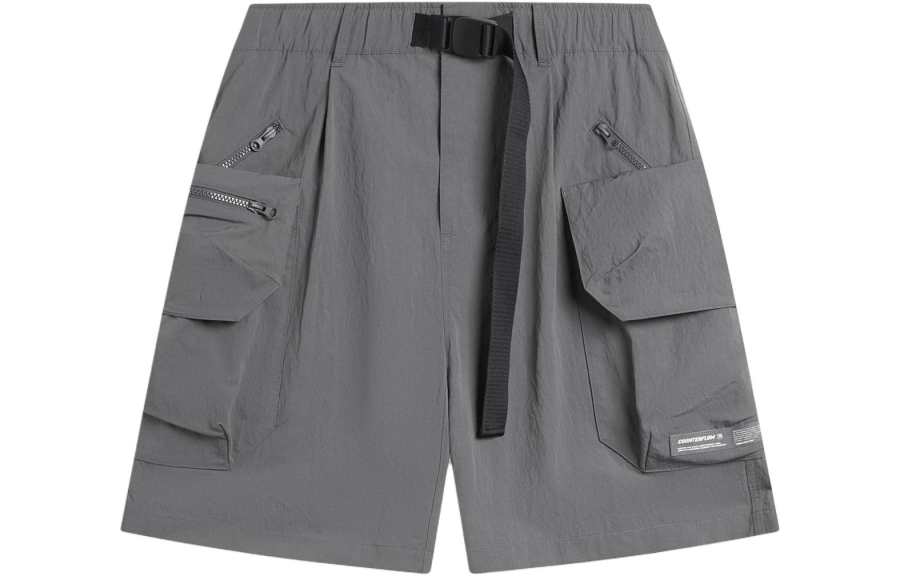 Li-Ning Li Ning CF Tracing Sports Shorts Women's Thunderstorm Gray
