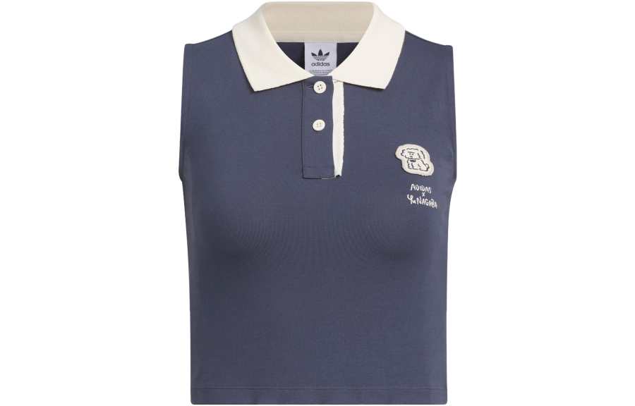 Adidas Originals Adidas X Yu Nagaba SS23 Collaboration Collection Sleeveless Sports Shirts Women's Navy Blue Other