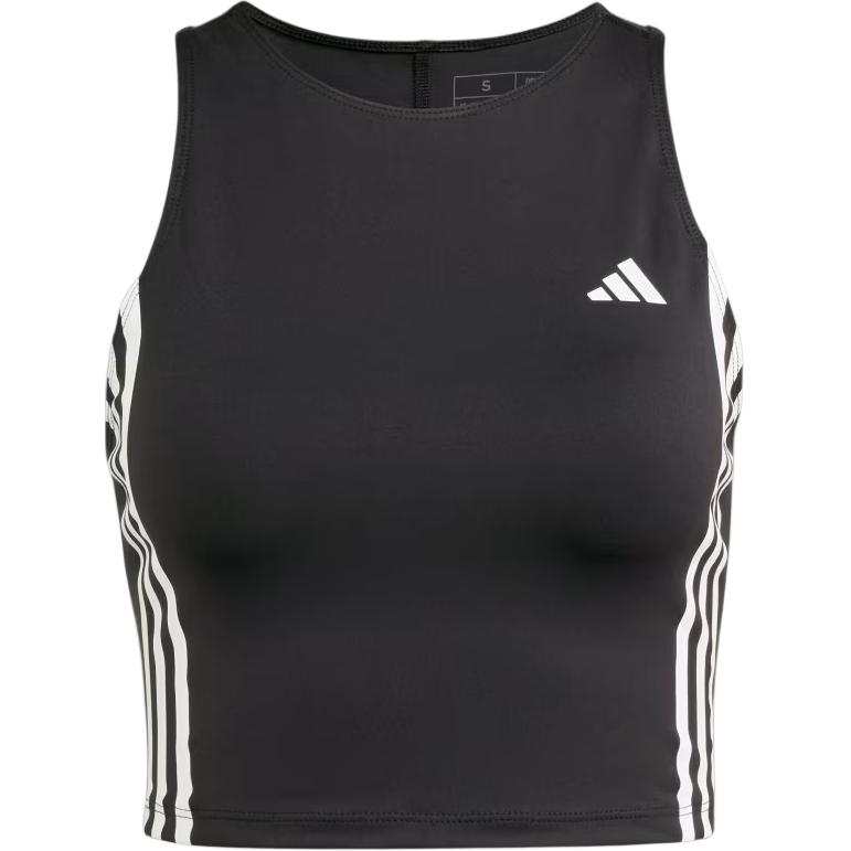 Adidas Adidas Own The Run 3 Stripes Tank Top Sport Vests Women's Black