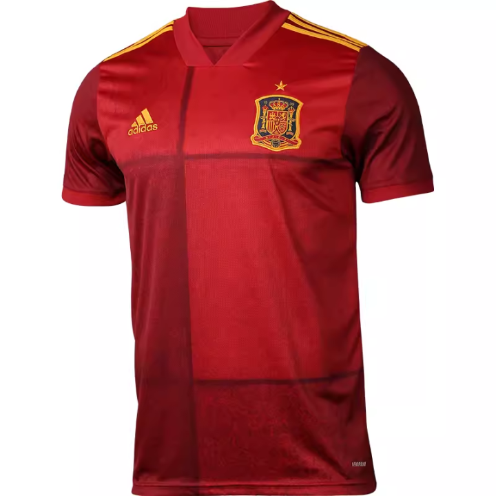 Adidas Adidas T Shirt Red/Yellow Unisex