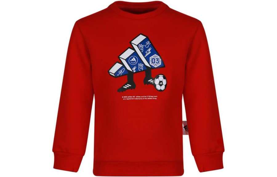 Adidas Adidas Kids Sweatshirts Crew Neck Moderate