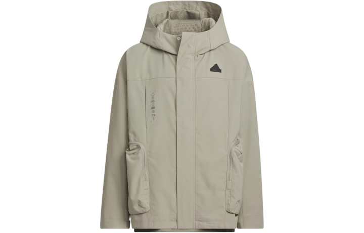 Adidas Adidas City Escape Urban Jacket Jackets & Coats Pebble Silver Gray Kids'
