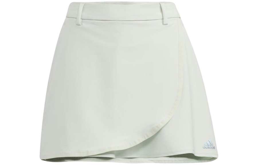Adidas Adidas Casual Short Skirts Japan Version Women's Linen Green