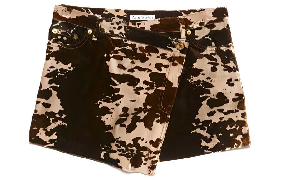Acne Studios Acne Studios Casual Short Skirts Women's Dark Brown Short Other