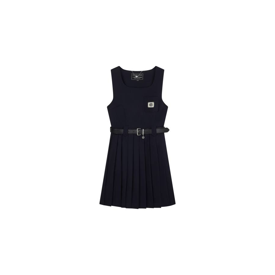 Teenie Weenie Sleeveless Dress Women's Navy Blue