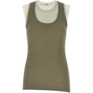 JIL SANDER Layered Crewneck Tank Top