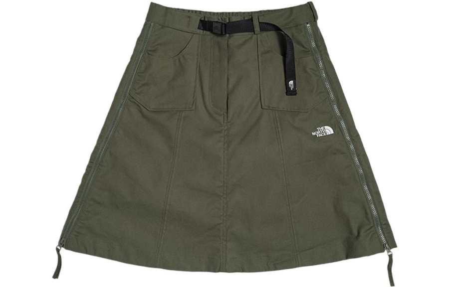 THE NORTH FACE Urban Exploration Casual Long Skirt Women's Green