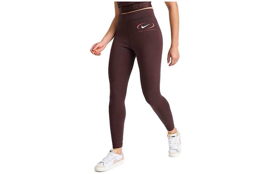 Nike Nike SPORTSWEAR SWOOSH Sports Pants Women's Brown