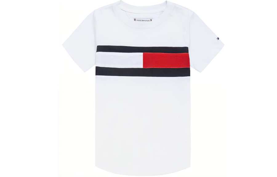 Tommy Hilfiger Kids T Shirts Crew Neck Moderate