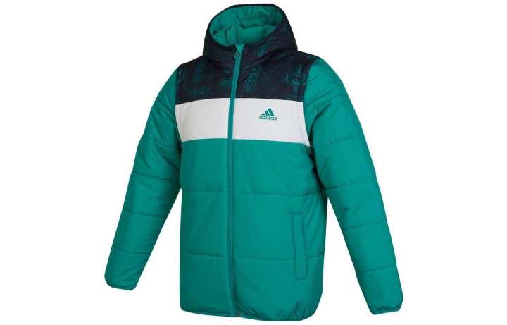 Adidas Adidas Padded Jacket Green Kids'