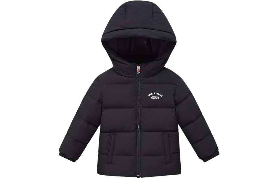 FILA KIDS Down Jacket Kids' Apparel Jet Black Kids'