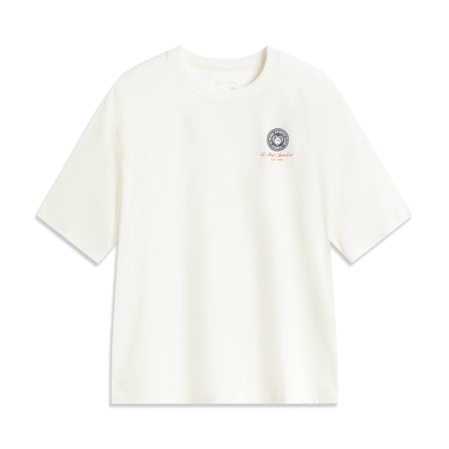 Li-Ning Li Ning Sports Life Collection T Shirt Women's Ivory
