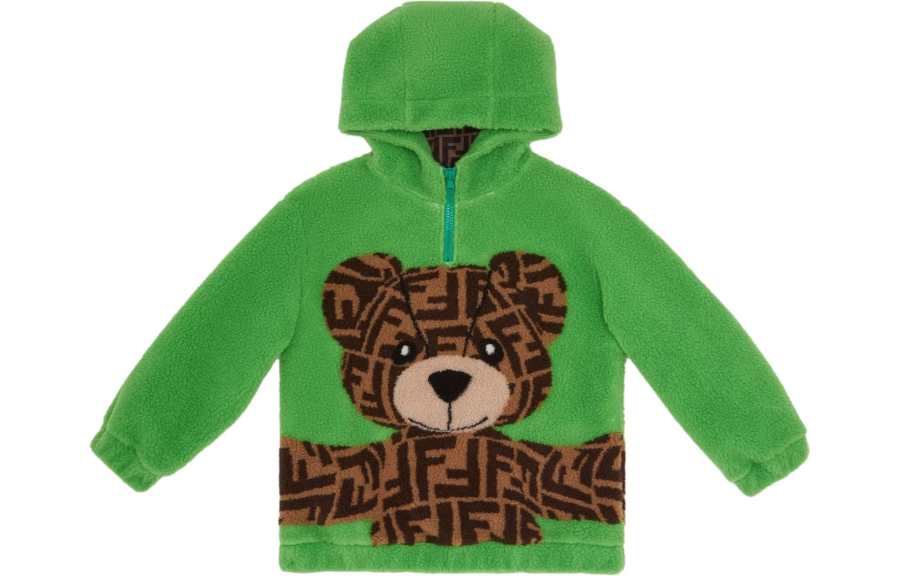 FENDI Sweatshirt FW23 Green Kids'
