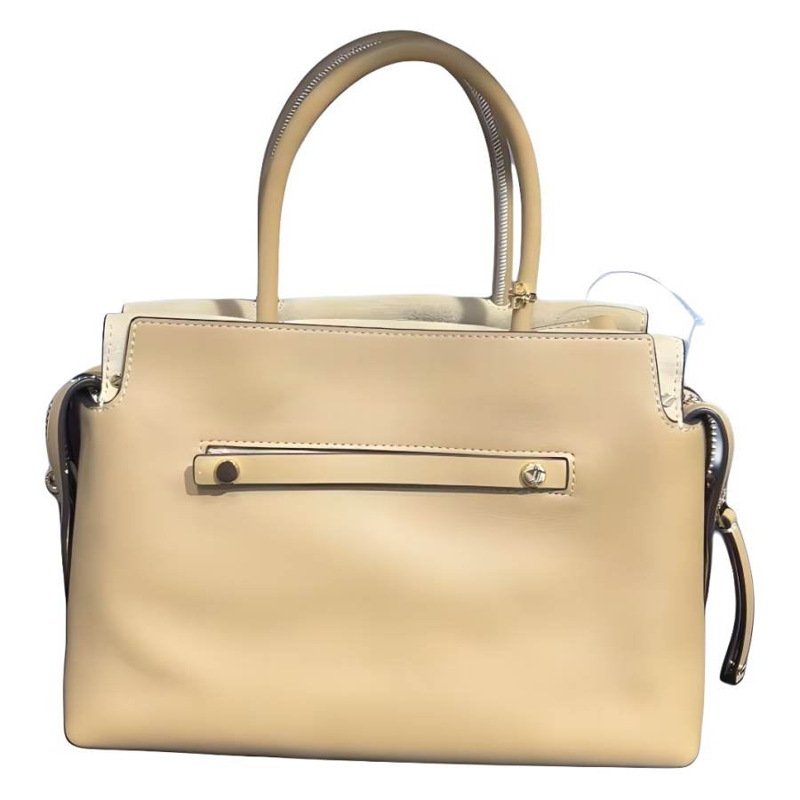 TORY BURCH Mercer Calfskin Tote Bag, Shopping Bag, Shoulder Bag, Crossbody Bag, Handbag Women's Ginger Juice Pastry