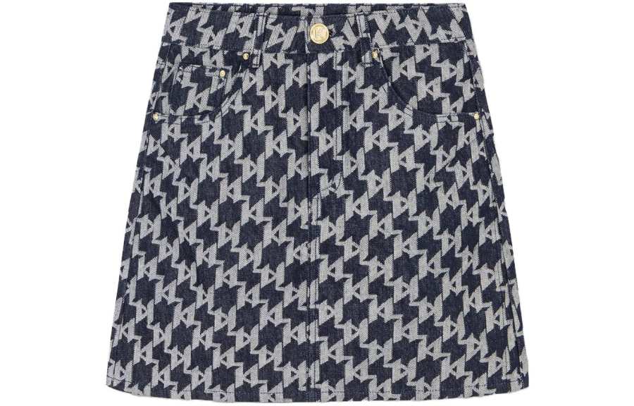KARL LAGERFELD / Karl Lagerfeld Jeans Denim Short Skirts Women's Blue