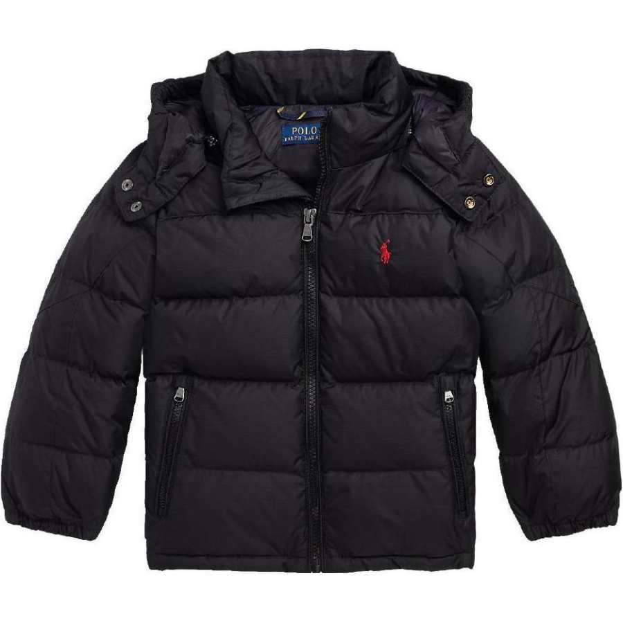 Polo Ralph Lauren Down Jacket FW23 Black Kids'