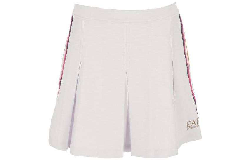 EMPORIO ARMANI EA7 SS23 Denim Short Skirts Women's White