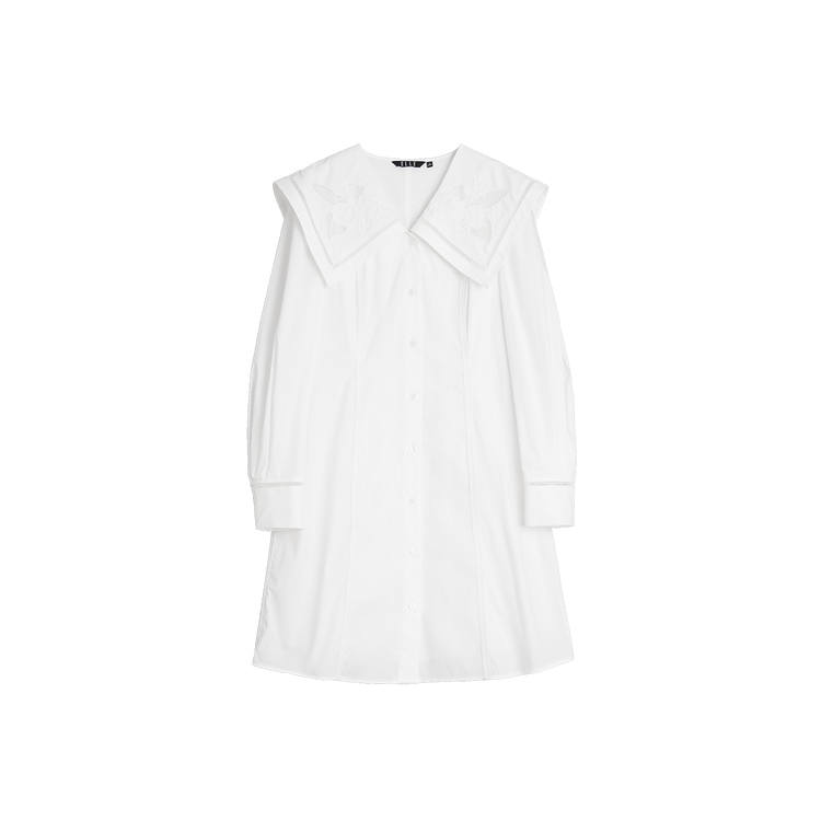 ELLE Summer New Arrival Long Sleeved Skirt Women's White