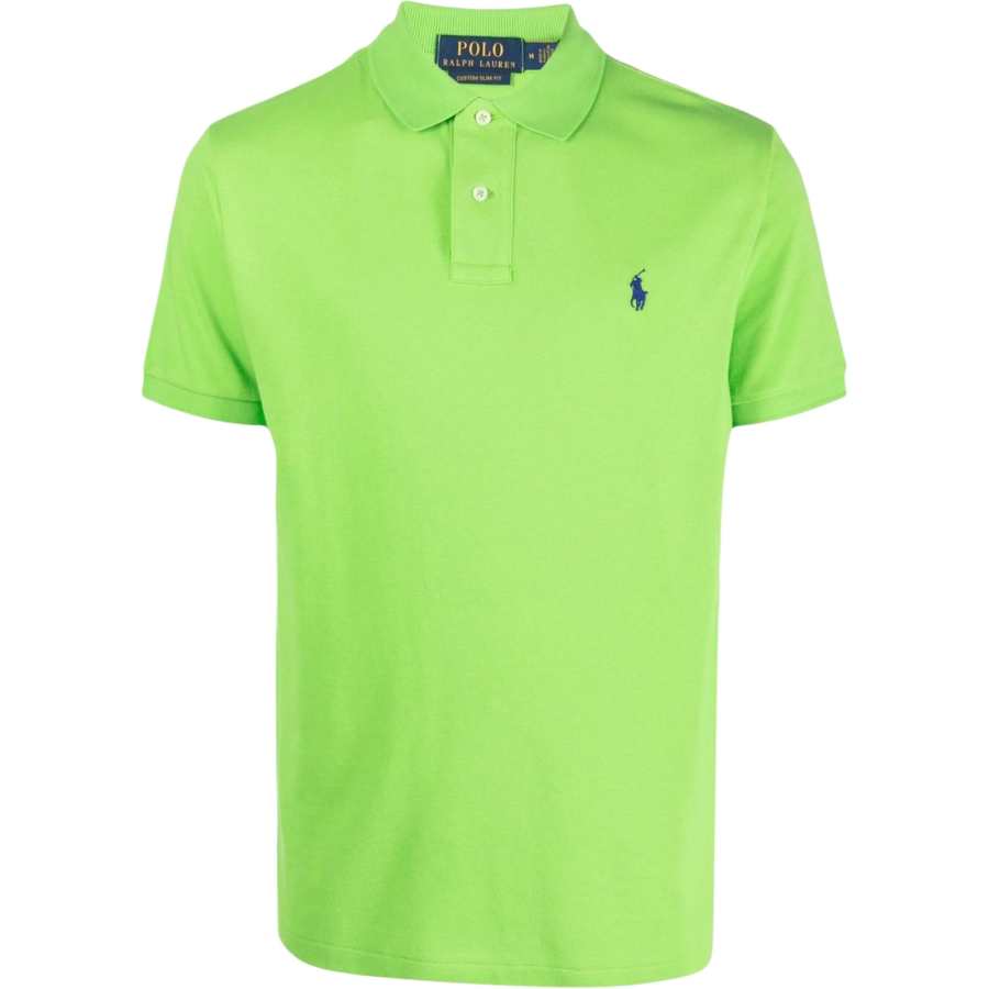 Polo Ralph Lauren SS24 Polo Shirt Custom Slim Fit Men's Green
