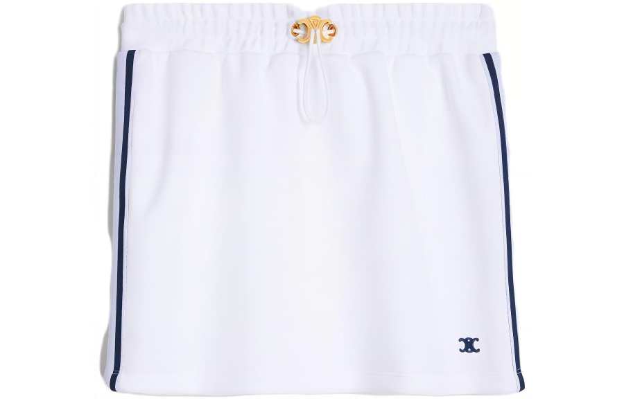 CELINE SS23 Casual Short Skirts Women's White