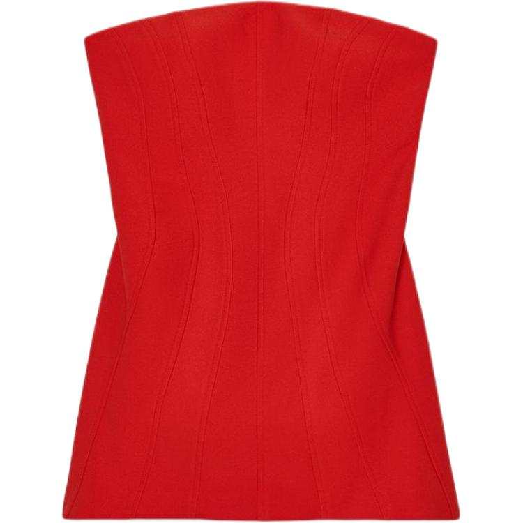 ZARA Sleeveless Dress Women's Red