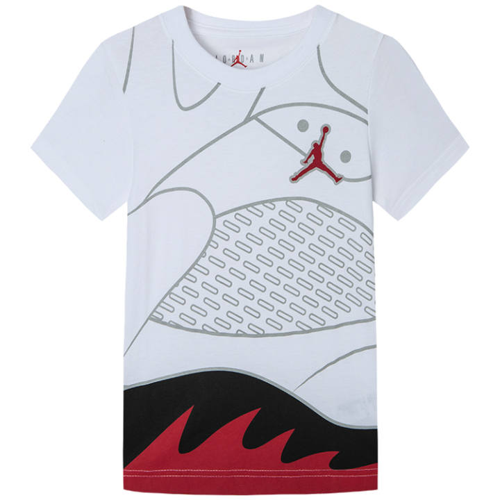 Jordan Jordan Kids T Shirts Crew Neck Moderate