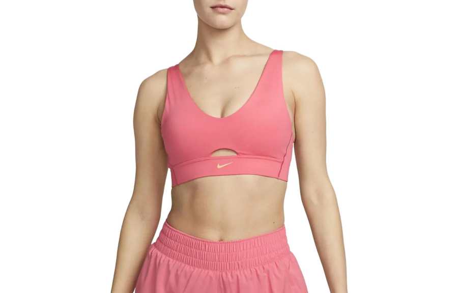 Nike Nike Sleeveless Sports Shirts Women's Pink Halter Neck