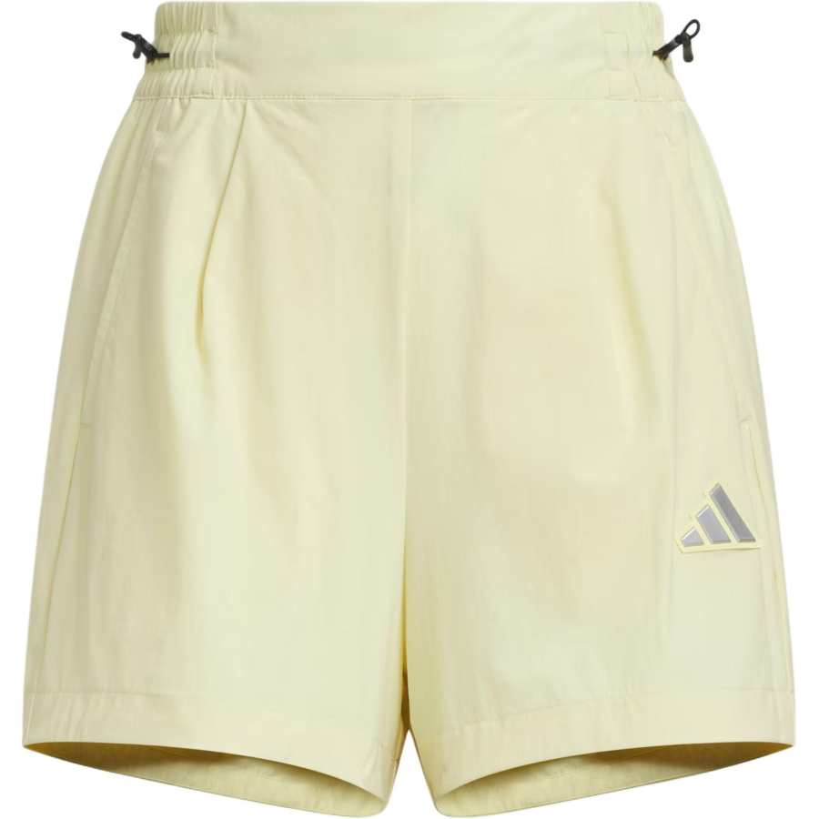 Adidas Adidas MODERN TECH WOVEN Casual Shorts Women's Powder Yellow/Black