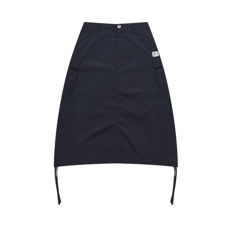 FILA FUSION X BEAMS Casual Short Skirts Women's Dark Abyss Blue