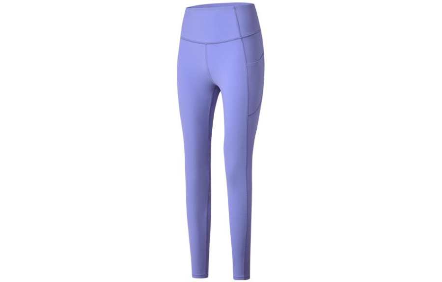 Saucony Sports Pants Women's Light Milk Gray Purple Moderate