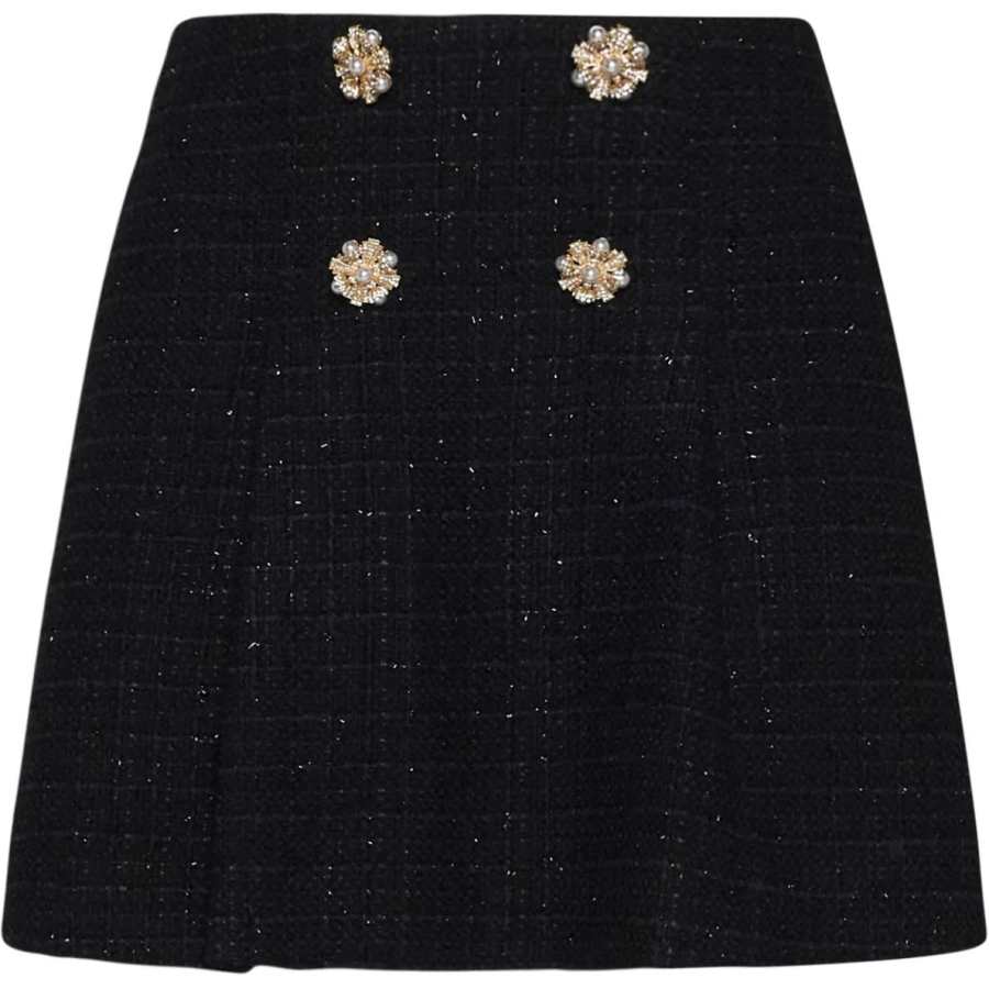 Self-portrait Self portrait Casual Short Skirts Women's Black