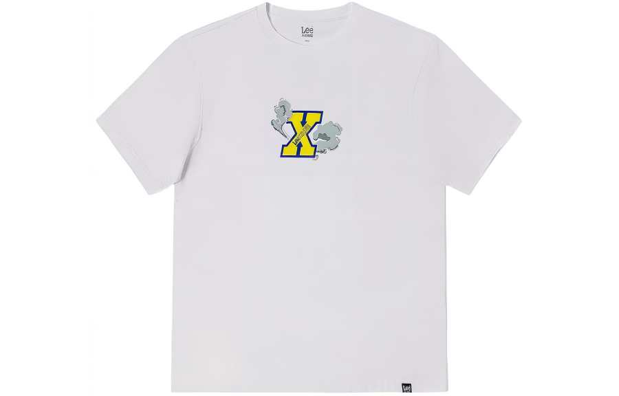 Lee Lee T Shirts Unisex White Crew Neck Moderate
