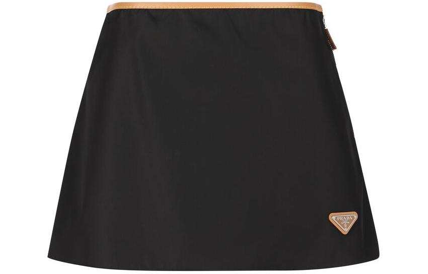 PRADA PRADA Casual Short Skirts Women's Black